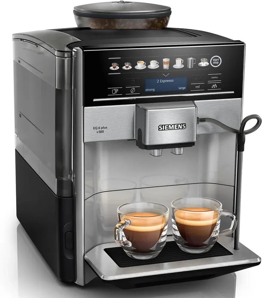 Siemens Профессиональная EQ6 plus s500 TE655203RW, ракурс 2